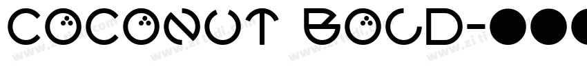 Coconut Bold字体转换